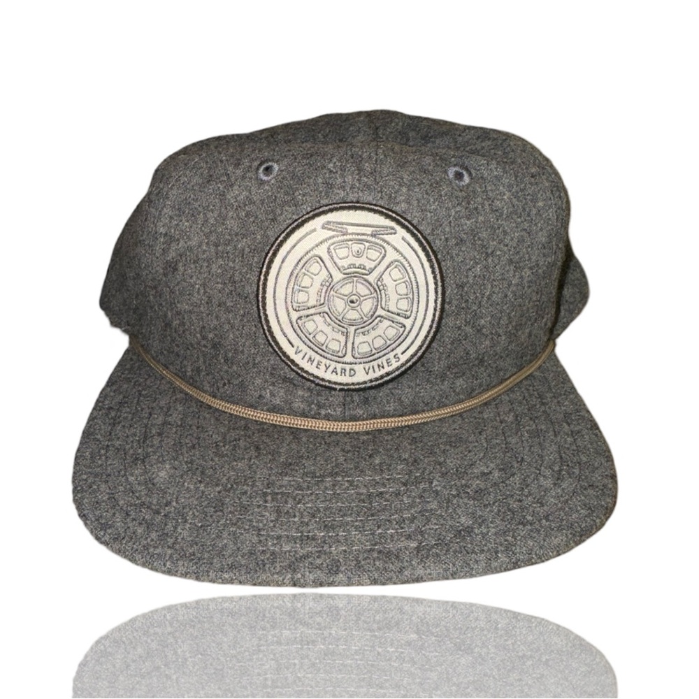 Vineyard Vines Snapback Grey Wool Hat: Brand New: OSFM: Preppy Style